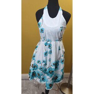 OB2-12 Cotton Halter Mini Dress S